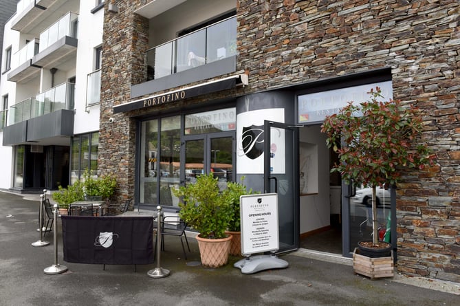 The Portofino restaurant in Quay West, Douglas - 