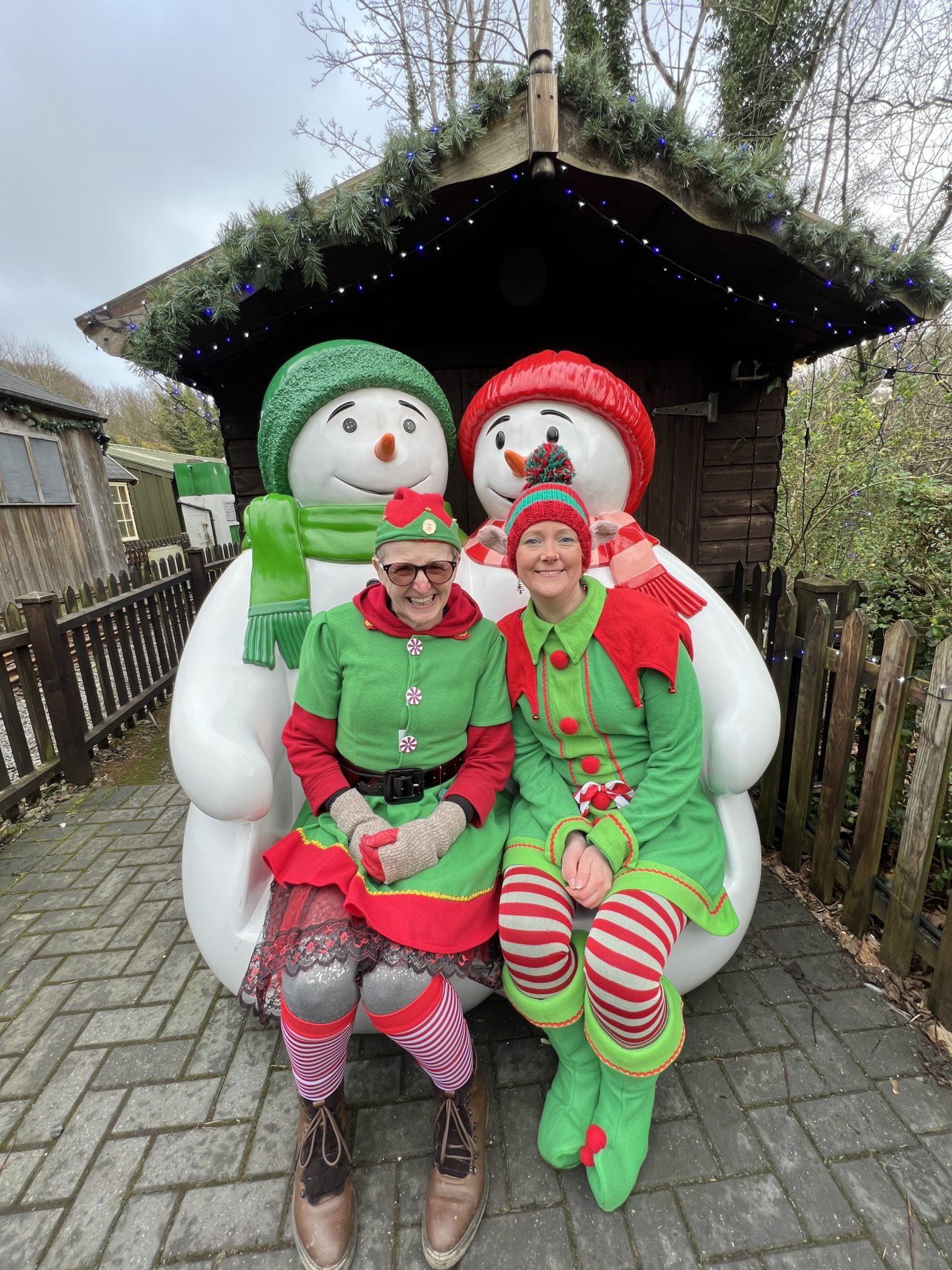 Passengers alight at Santa’s Halt for magical time