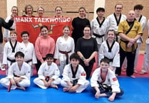 Successful black belt grading at Manx Taekwondo