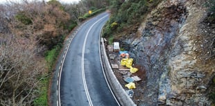 Photos of Mountain Road landslide as road remains closed until Tuesday