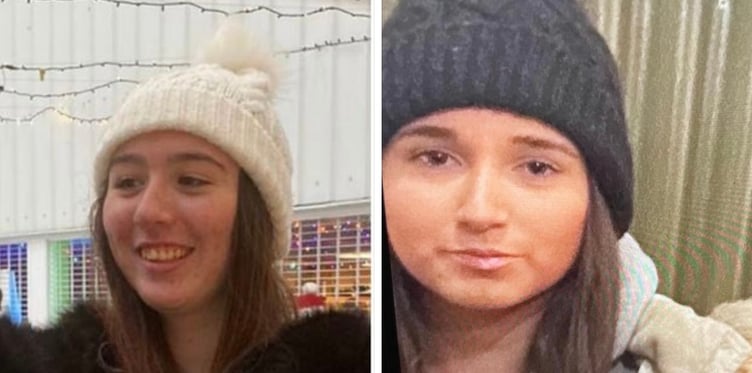 Missing teenagers Amy Curran and Ella Hurt