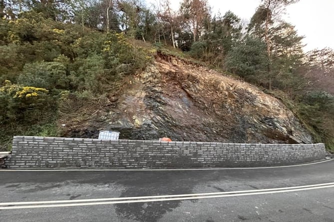 Work is to continue on the landslide at the Waterworks.