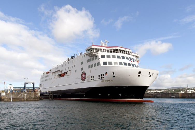 The Manxman in Douglas Harbour