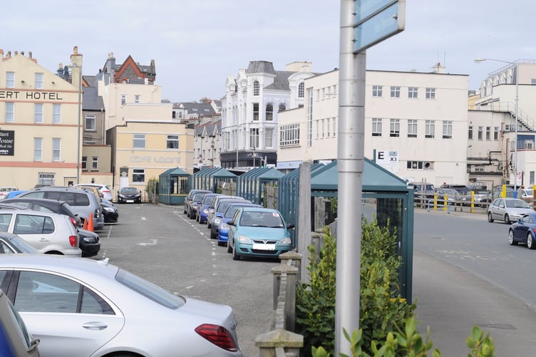 The car park near Lord Street bus station, Douglas