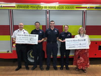 Four firefighters raise over £2k in ‘six peaks’ challenge
