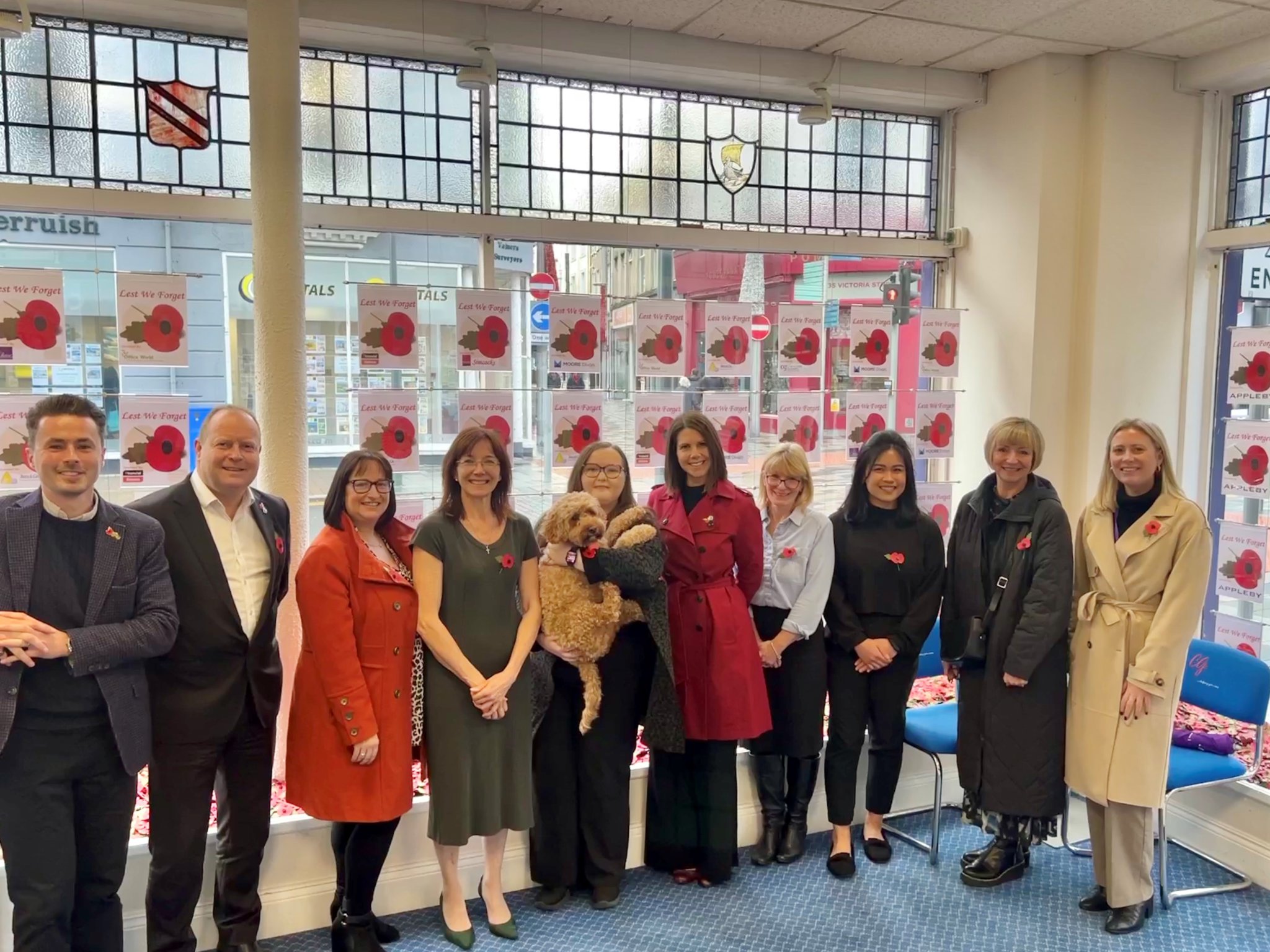 Poppy display raises money for Royal British Legion