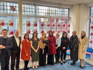 Poppy display raises money for Royal British Legion