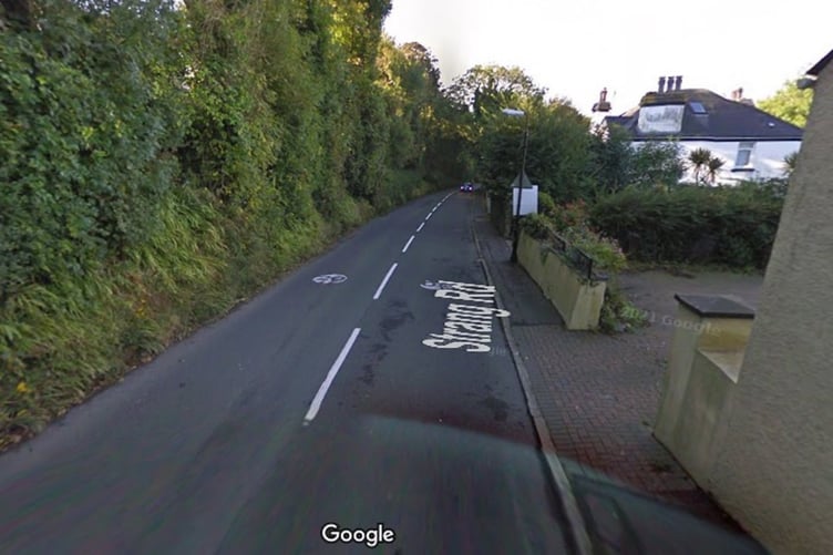 Top of Strang Road