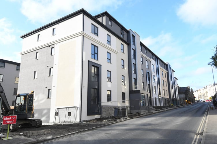 The Peel Road apartments on the site of the former Athol Garage in Douglas 