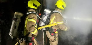 Firefighters spend more than two hours battling blaze