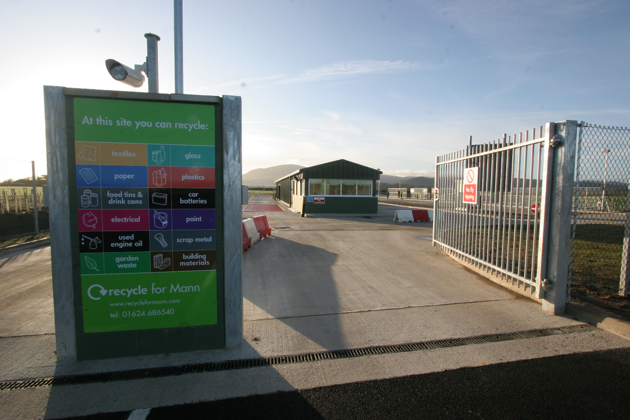 Northern Civic Amenity Site at Balladoole Farm, Bride Road, Lezayre