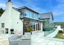 "Exceptional" home for sale with panoramic views to Cumbrian Mountains