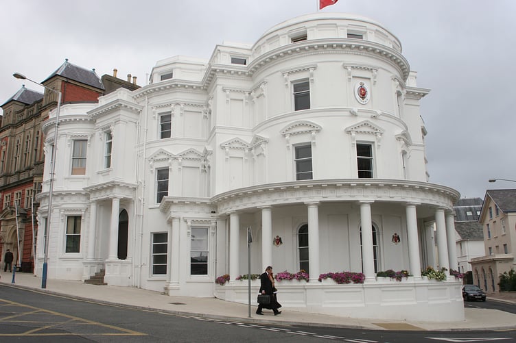 ISLE OF MAN GOVERNMENT - TYNWALD BUILDINGS - Wedding Cake building, Bucks Road, Douglas