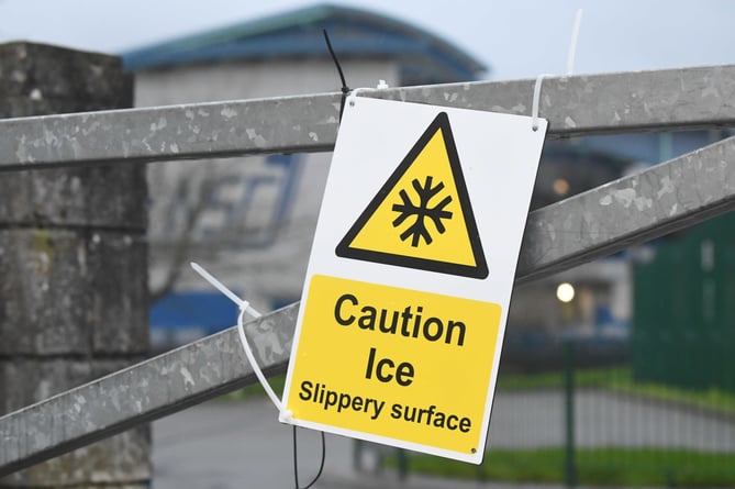 Ice warning at the NSC