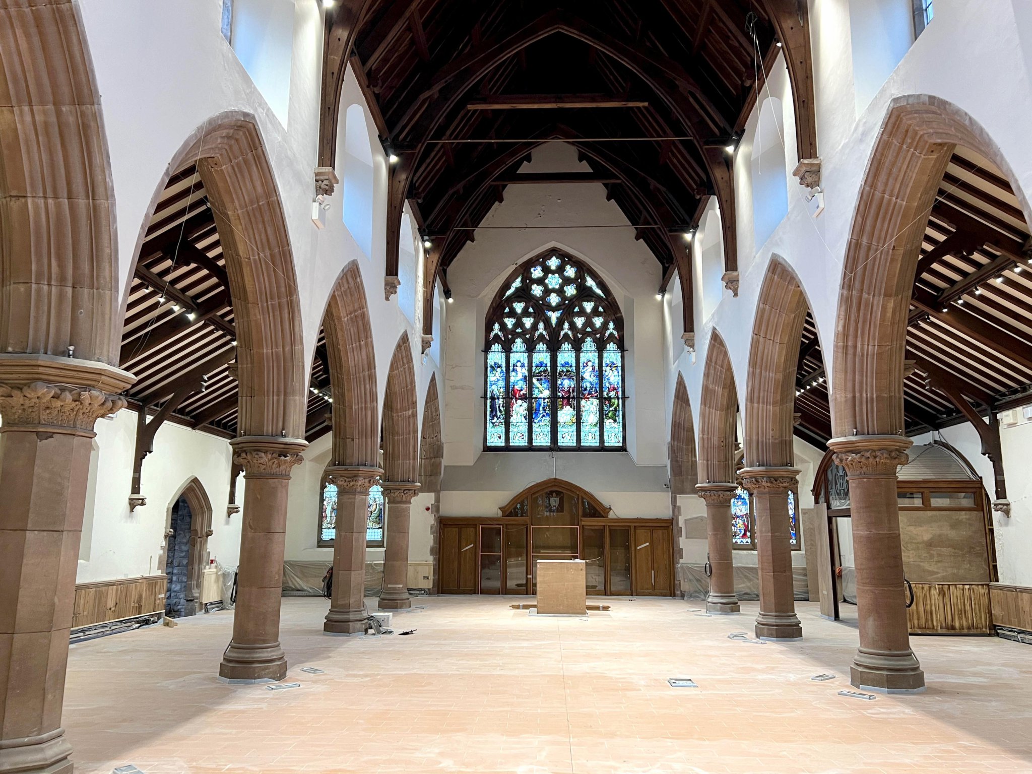 Video shows inside cathedral as £2m restoration project gathers pace