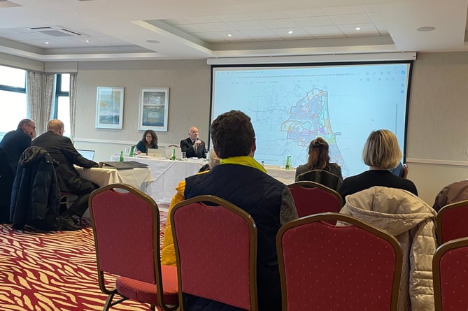 The Ramsey boundary extension public inquiry held at Ramsey Park Hotel