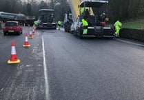 Traffic changes around major route as resurfacing work continues 