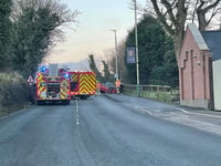 Two vehicle crash on major Isle of Man route