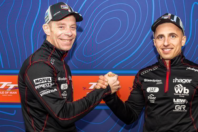 Ben Birchall and new passenger Kevin Rousseau