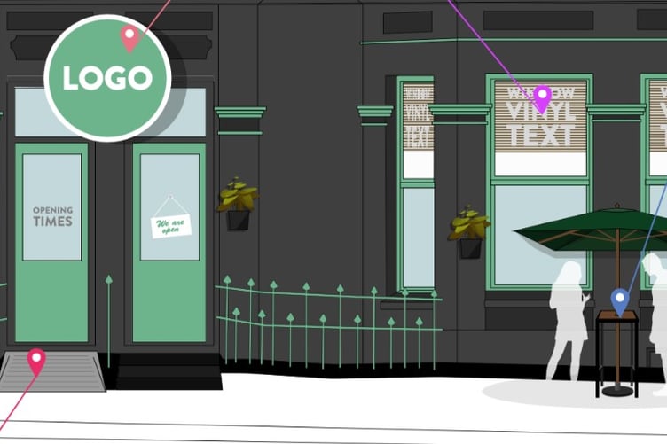 An artist's impression of how the business could look