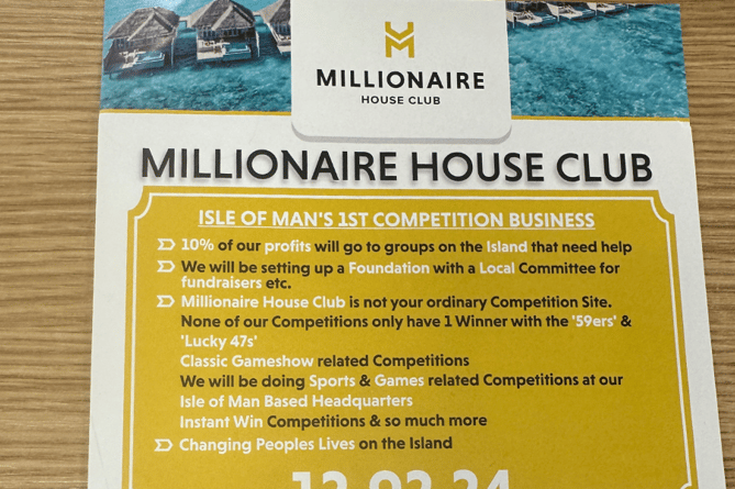 Millionaire House Club Leaflet