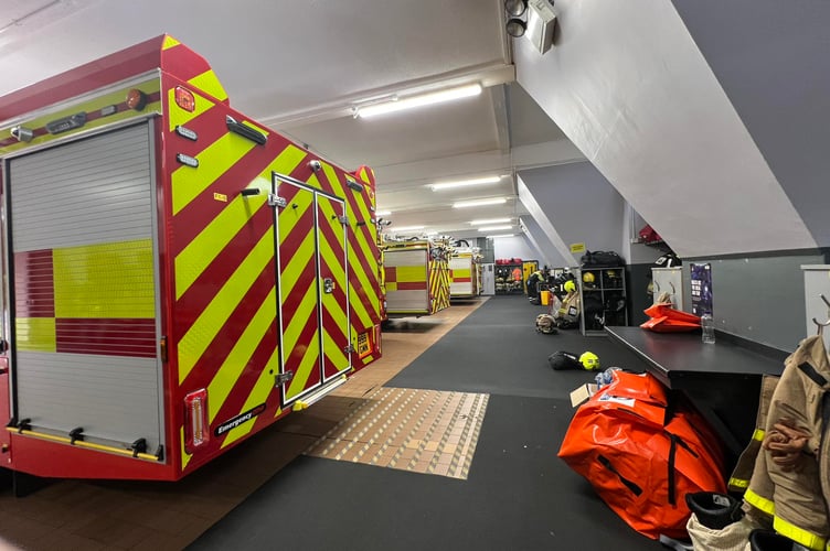 Inside Douglas Fire Station
