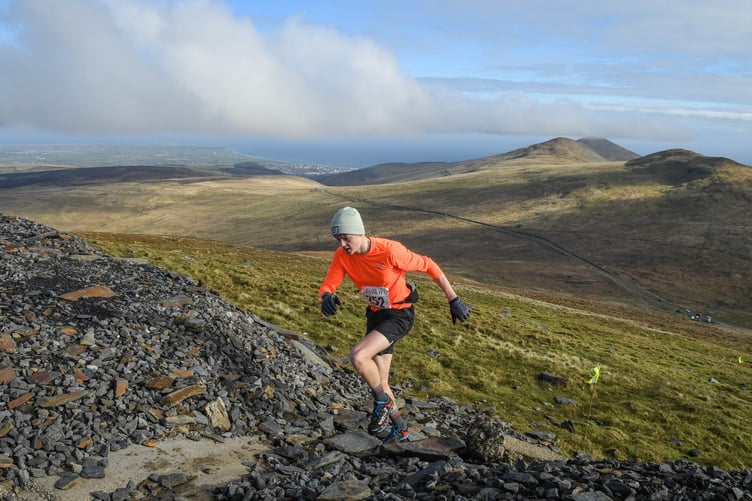 Cian Howard during the 2023 Tholtans race.