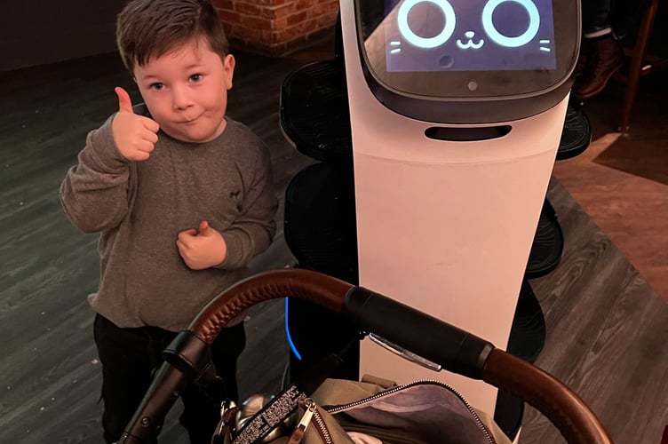 My nephew Ffranci absolutely loved the robot
