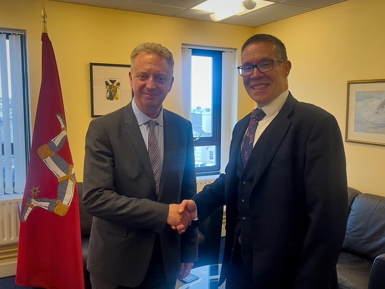 Dr Alex Allinson and Gary O'Driscoll