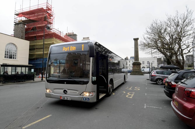 Bus in Castletown 