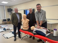 New lifesaving training equipment handed over to Isle of Man hospital