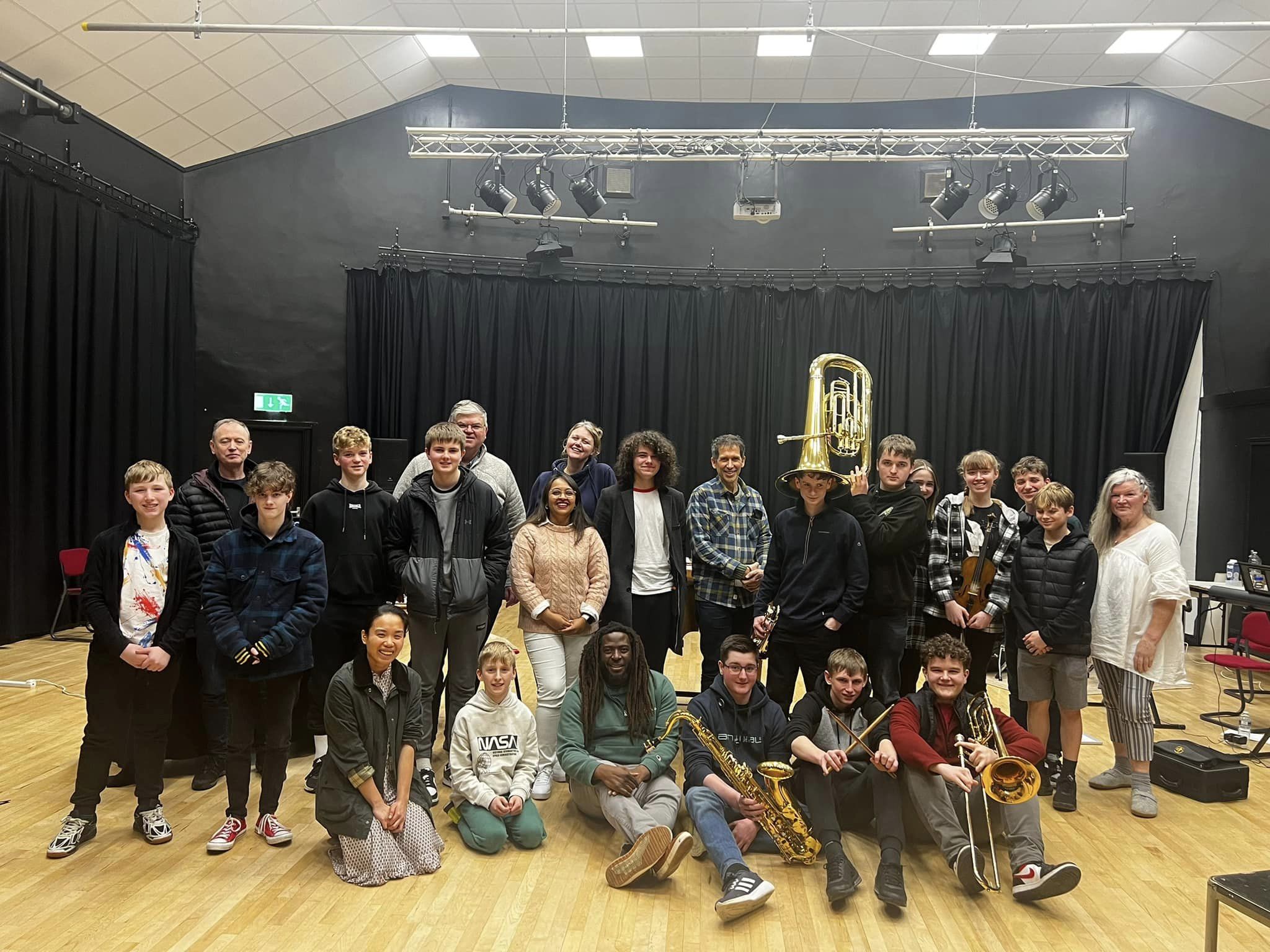 Global musical experience at workshop