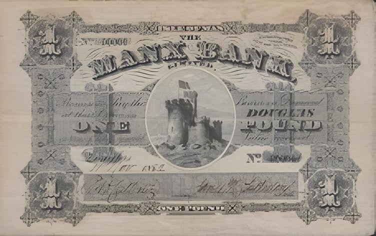 The rare £500 Isle of Man bank note