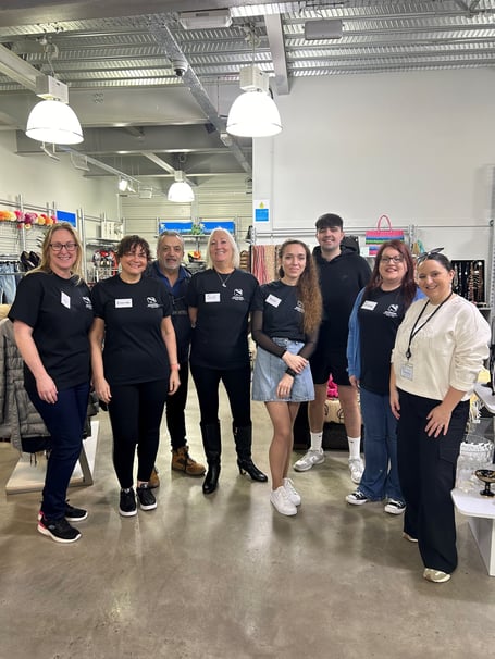 Nedbank staff have been running the Hospice charity shop on Duke Street this week