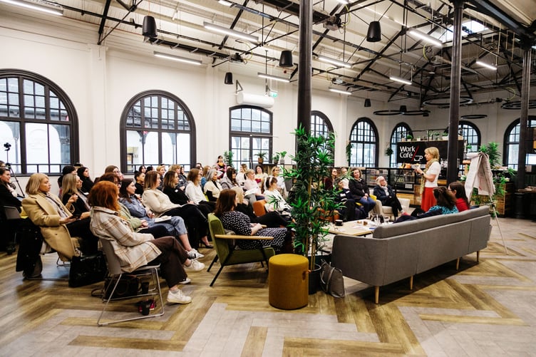 The Isle of Man Women's Collective's recent event at the Santander Work Cafe in Douglas