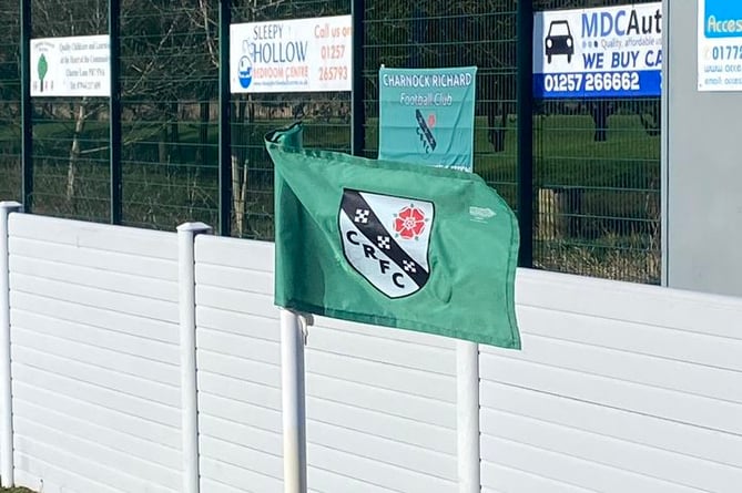 Charnock Richard corner flag
