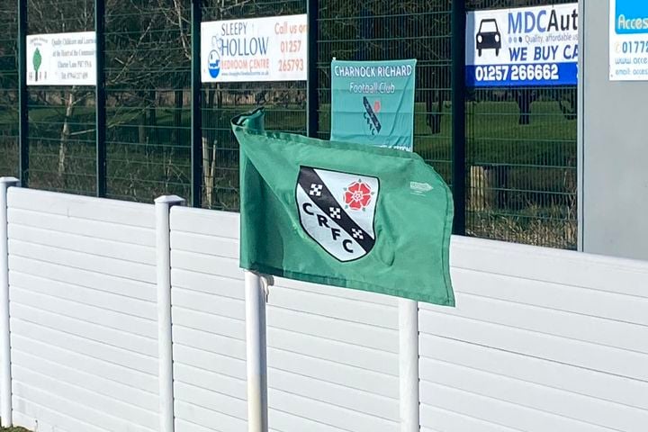 Charnock Richard corner flag