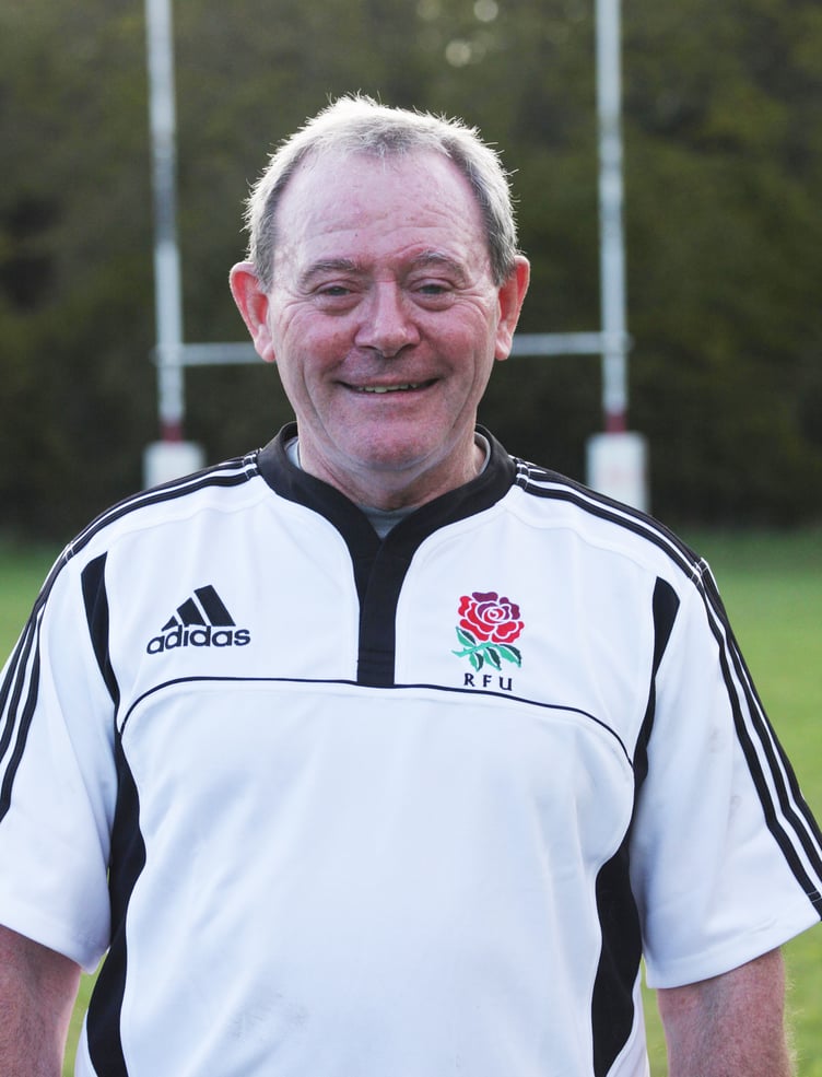 Referee Joe Phelan who is hanging up his whistle after this weekend's game