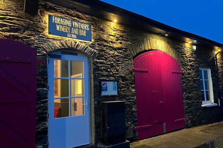 The Foraging Vintners building, where Smoky Sam's BBQ is based