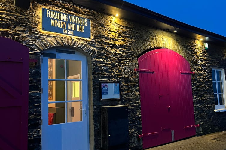 The Foraging Vintners building, where Smoky Sam's BBQ is based