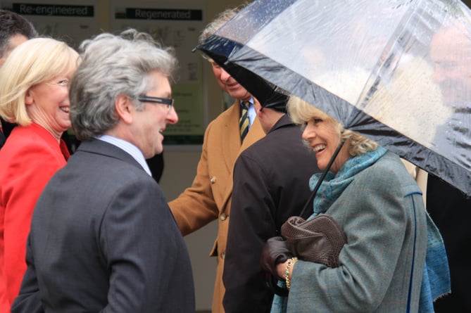 Visit of Prince Charles and Camilla to NSC at Douglas and House of Manannan Peel and Peel Lifeboat Station in 2012
