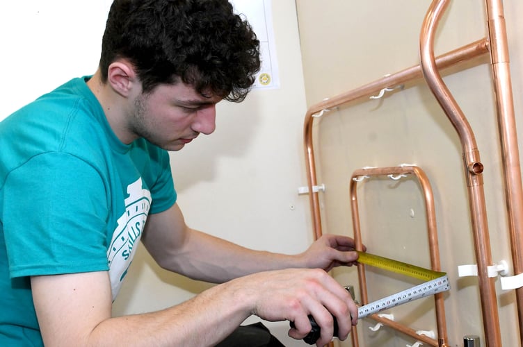 UCM Skills Test 2024, construction competition - plumbing challenge