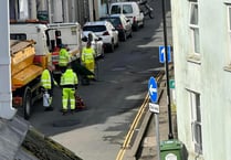 Pot hole patching underway following flower planting protest