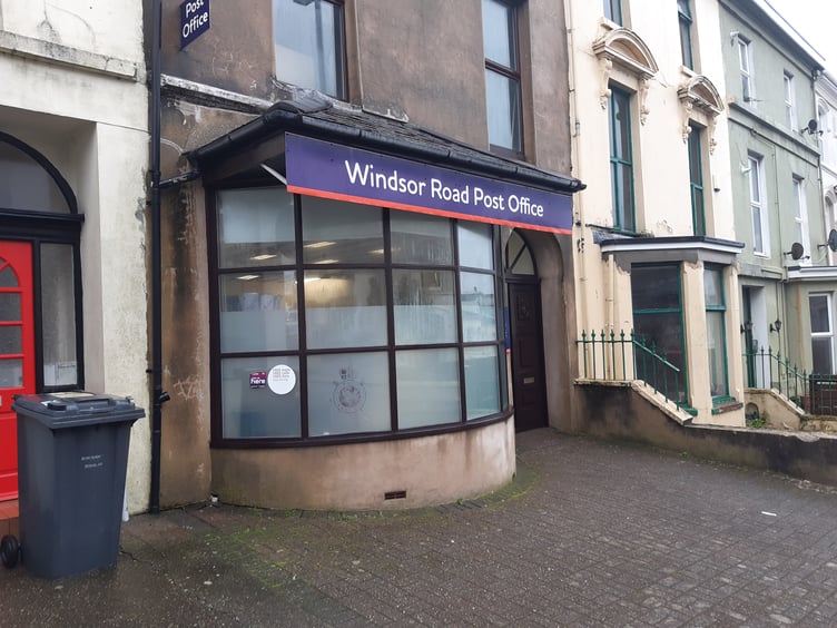 Windsor Road Post Office in Douglas