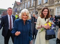 Queen Camilla sends message from King Charles during Douglas speech