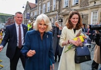 Queen Camilla sends message from King Charles during Douglas speech