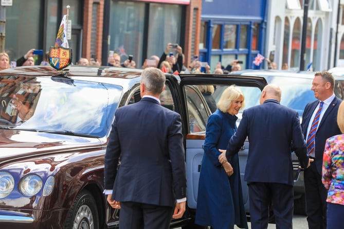 Her Majesty Queen Camilla visiting the Isle of Man. Photo by Callum Staley (CJS Photography)