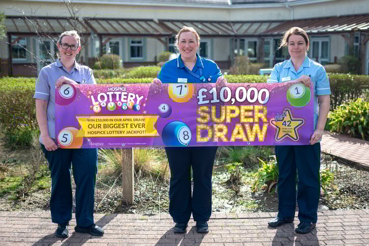 Hospice Isle of Man's April lottery draw has a top prize of £10,000