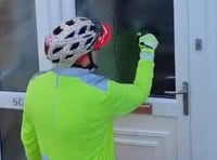 Watch as Timmy Mallet visits old Bee Gee's home to see if 'Barry's in'