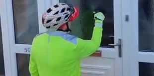 Watch as Timmy Mallet visits old Bee Gee's home to see if 'Barry's in'